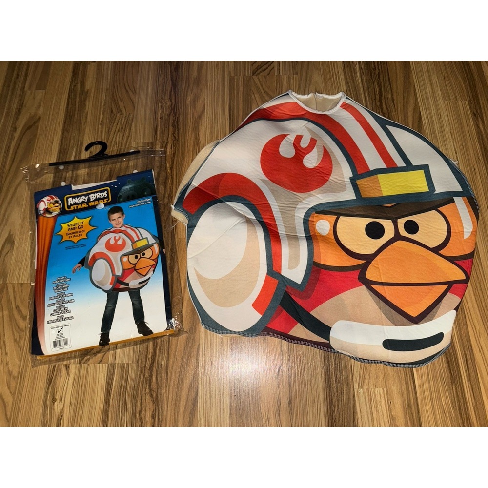 Angry Birds Star Halloween Costume Boys Youth One Size Stain Rubies Y2K 2009